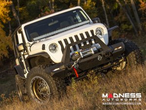 Jeep Wrangler JL Trailchaser Bumper - Front - Option 9 - Aluminum